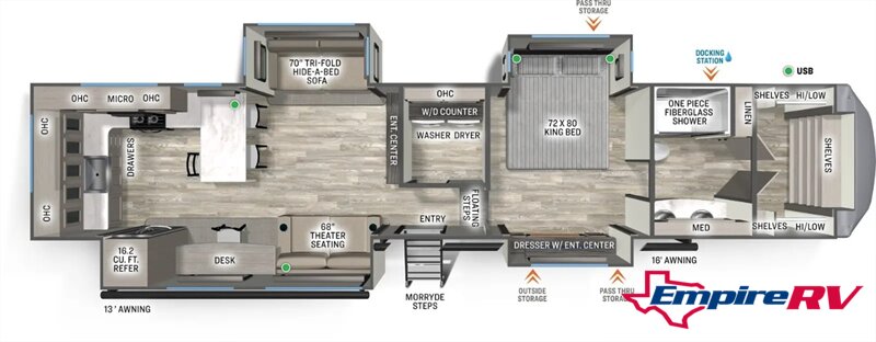 2024 Forest River SIERRA 3800RK 3800RK   - Photo 2 - Liberty, TX 77575