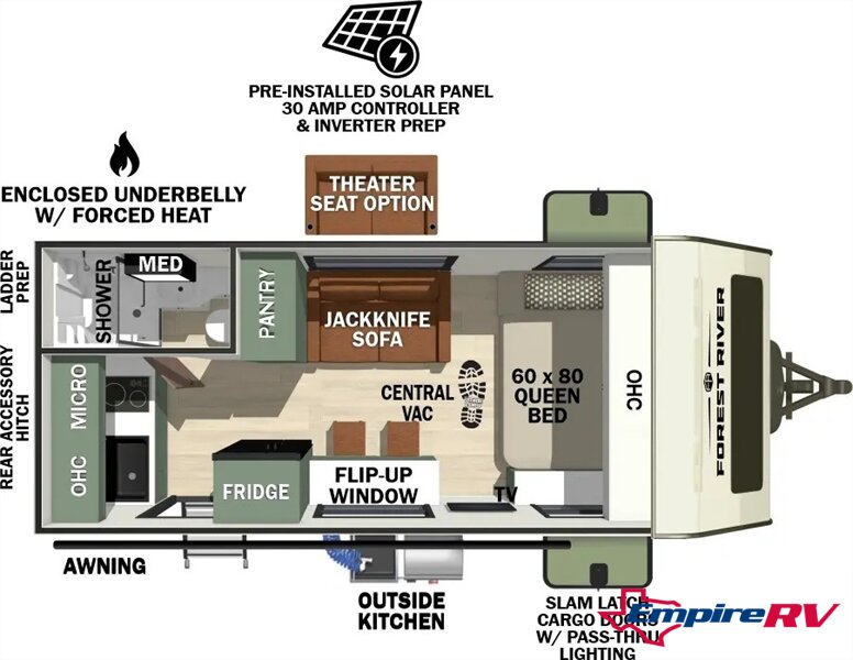 2026 Forest River NO BOUNDARIES 18.2  