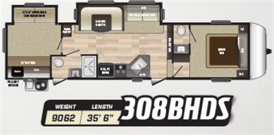 2018 Keystone hideout M-308