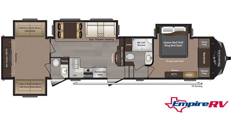 2016 Keystone MONTANA High Country 351BH - Photo 2 - Liberty, TX 77575