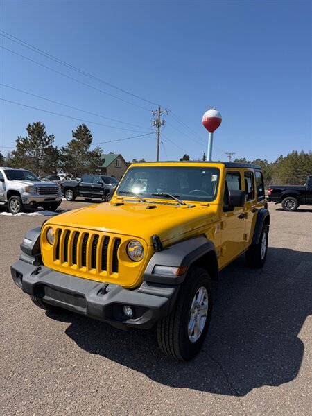 HellaYella Clear Coat 2019 Jeep Wrangler Unlimited Sport 4WD SUV / Crossover Four-Wheel Drive 6-Speed Manual