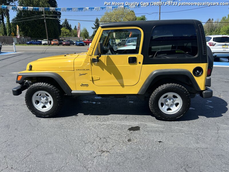 2002 Jeep Wrangler Sport 4.0  6 cylinder Hardtop/Softop- Full Records  **Like New** Always Garaged (**One Owner**) w/Only 59k Mi.