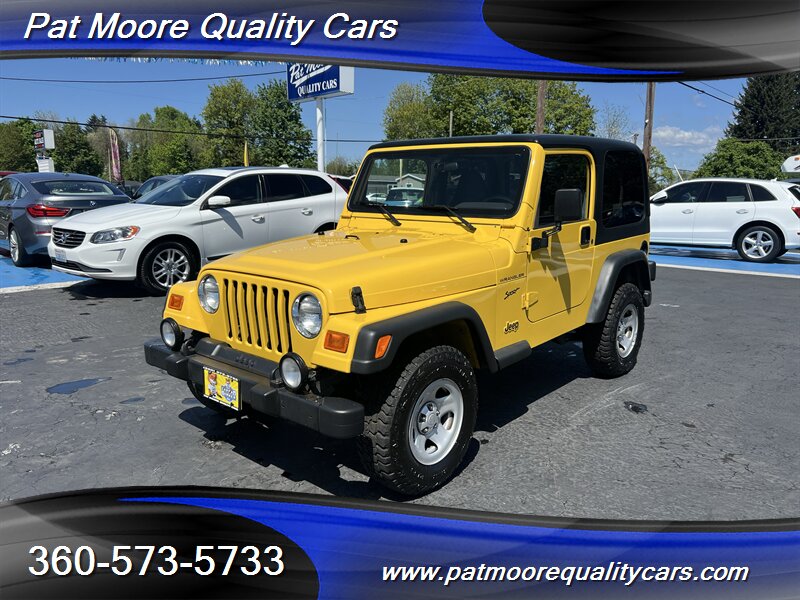 2002 Jeep Wrangler Sport 4.0  6 cylinder Hardtop/Softop  **Like New** Always Garaged (**One Owner**) w/Only 59k Mi. - Photo 1 - Vancouver, WA 98686