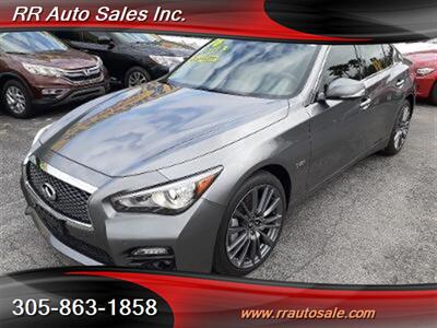 2016 INFINITI Q50 Red Sport 400   - Photo 2 - Hialeah, FL 33012