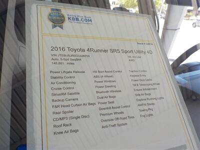 2016 Toyota 4Runner SR5   - Photo 18 - Cottonwood, AZ 86326