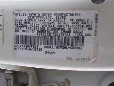 2003 Toyota Camry LE   - Photo 16 - Cottonwood, AZ 86326