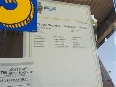 2003 Jeep Wrangler Rubicon   - Photo 18 - Cottonwood, AZ 86326