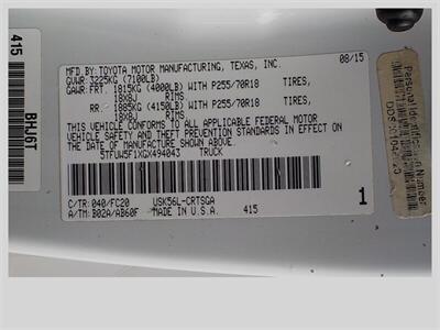 2016 Toyota Tundra SR5   - Photo 17 - Cottonwood, AZ 86326