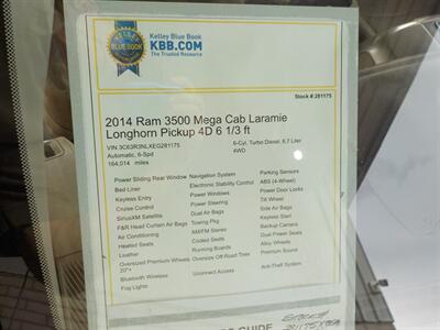 2014 RAM 3500 Laramie   - Photo 16 - Cottonwood, AZ 86326