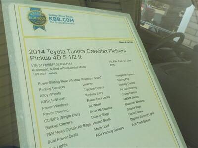 2014 Toyota Tundra Platinum   - Photo 19 - Cottonwood, AZ 86326
