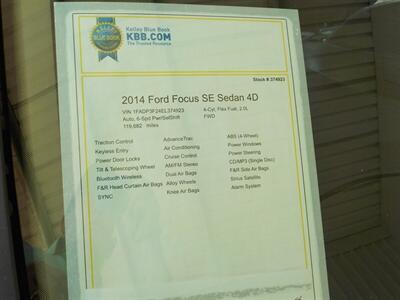 2014 Ford Focus SE   - Photo 24 - Cottonwood, AZ 86326