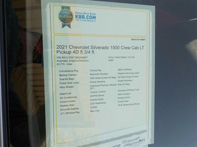 2021 Chevrolet Silverado 1500 LT   - Photo 20 - Cottonwood, AZ 86326