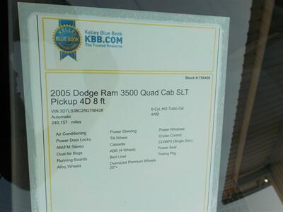 2005 Dodge Ram 3500 SLT   - Photo 17 - Cottonwood, AZ 86326