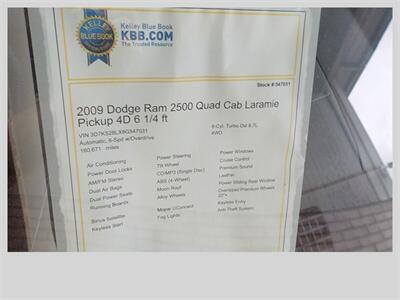 2009 Dodge Ram 2500 Laramie   - Photo 18 - Cottonwood, AZ 86326