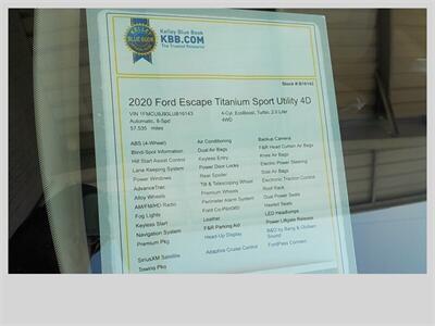 2020 Ford Escape Titanium   - Photo 18 - Cottonwood, AZ 86326