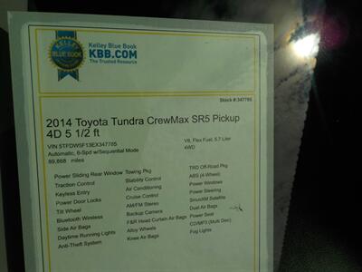 2014 Toyota Tundra SR5   - Photo 18 - Cottonwood, AZ 86326