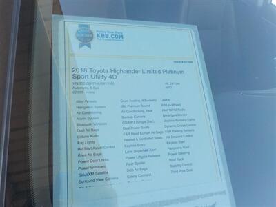 2018 Toyota Highlander Limited Platinum   - Photo 17 - Cottonwood, AZ 86326
