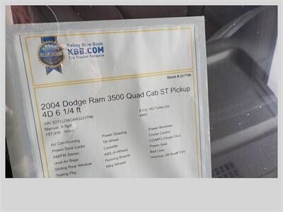 2004 Dodge Ram 3500 SLT   - Photo 17 - Cottonwood, AZ 86326