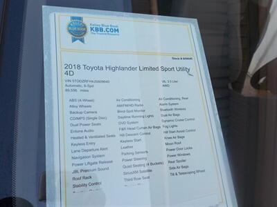 2018 Toyota Highlander Limited Platinum - Photo 15 - Cottonwood, AZ 86326