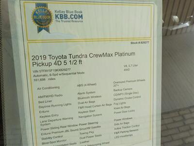 2019 Toyota Tundra Platinum   - Photo 17 - Cottonwood, AZ 86326