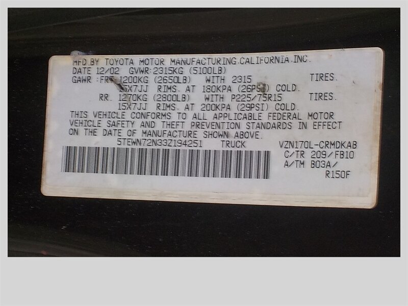 2003 Toyota Tacoma V6 - Photo 17 - Cottonwood, AZ 86326