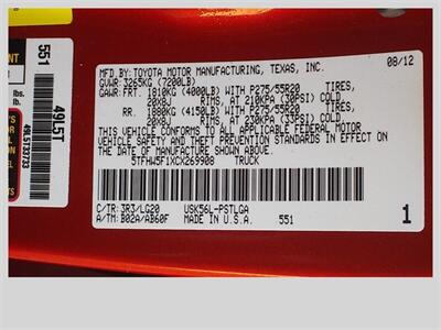 2012 Toyota Tundra Limited   - Photo 16 - Cottonwood, AZ 86326