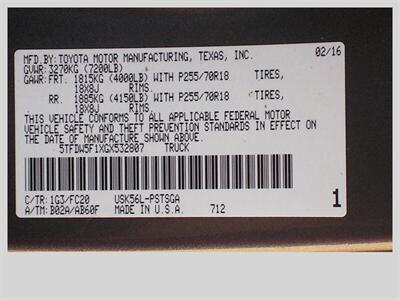 2016 Toyota Tundra SR5 - Photo 16 - Cottonwood, AZ 86326