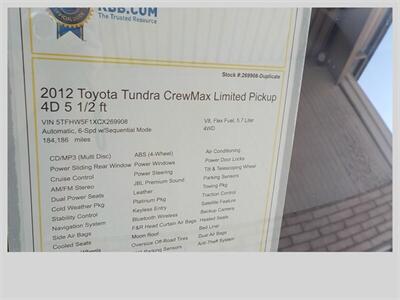 2012 Toyota Tundra Limited   - Photo 19 - Cottonwood, AZ 86326