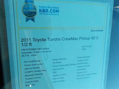 2011 Toyota Tundra Grade   - Photo 19 - Cottonwood, AZ 86326
