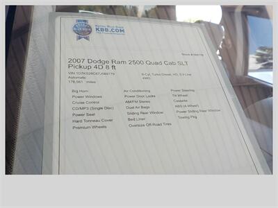 2007 Dodge Ram 2500 SLT   - Photo 16 - Cottonwood, AZ 86326