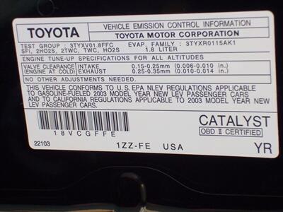 2003 Toyota MR2 Spyder Convertible   - Photo 39 - Cottonwood, AZ 86326