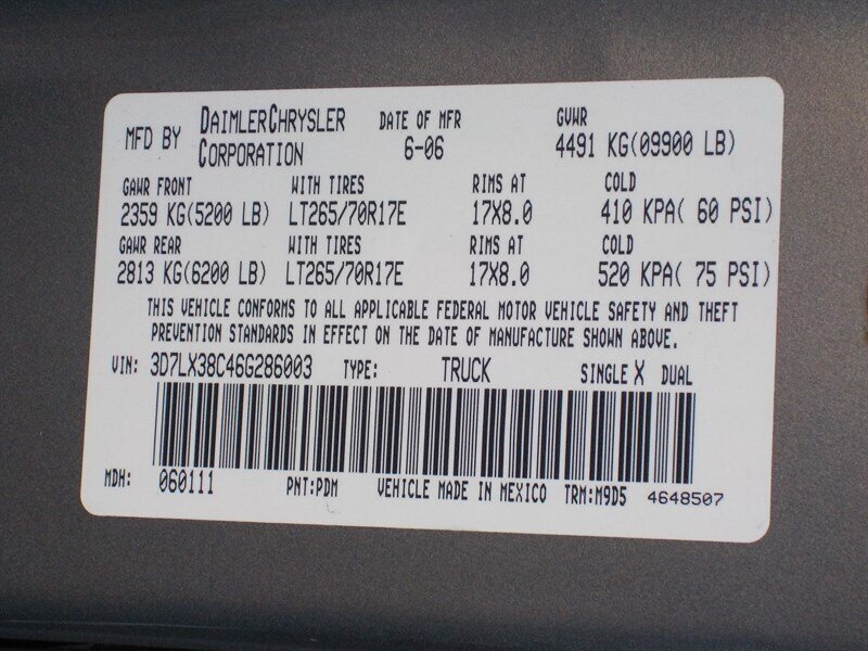 2006 Dodge Ram 3500 SLT   - Photo 12 - Cottonwood, AZ 86326