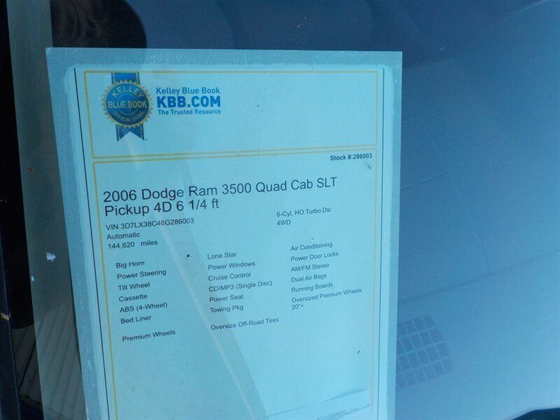 2006 Dodge Ram 3500 SLT   - Photo 13 - Cottonwood, AZ 86326