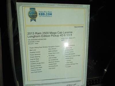2013 RAM 2500 Laramie Longhorn   - Photo 21 - Cottonwood, AZ 86326