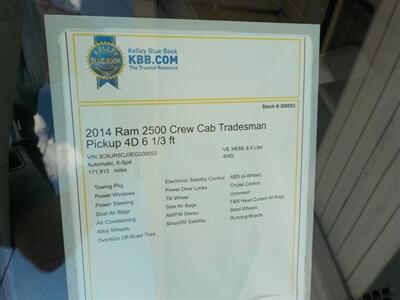 2014 RAM 2500 Tradesman   - Photo 18 - Cottonwood, AZ 86326