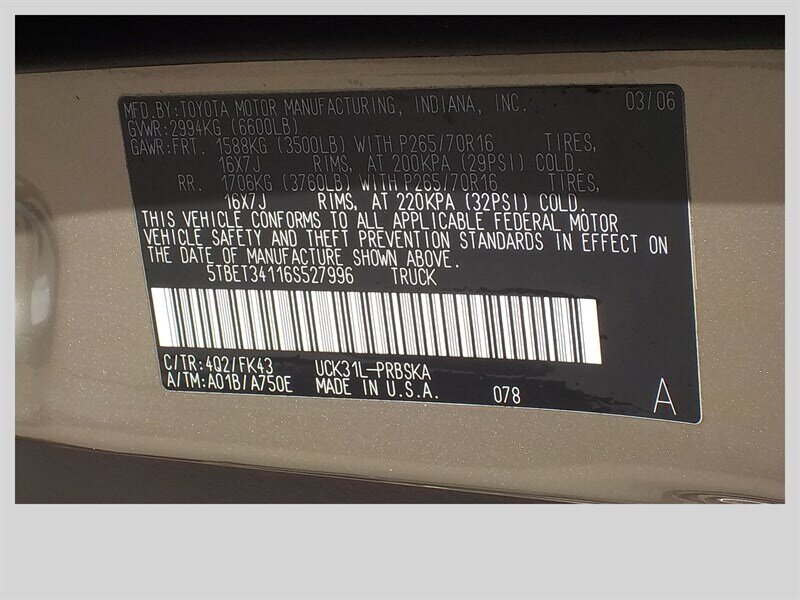 2006 Toyota Tundra SR5 - Photo 16 - Cottonwood, AZ 86326