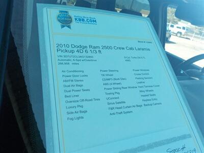 2010 Dodge Ram 2500 Laramie   - Photo 16 - Cottonwood, AZ 86326