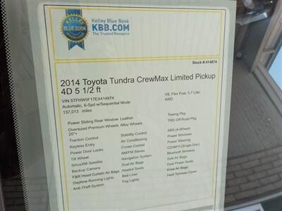 2014 Toyota Tundra Limited   - Photo 17 - Cottonwood, AZ 86326