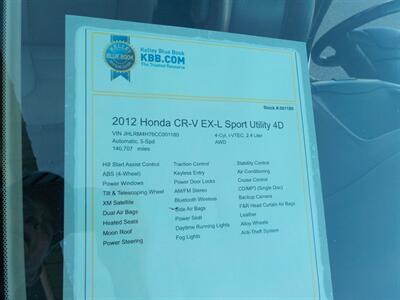 2012 Honda CR-V EX-L   - Photo 18 - Cottonwood, AZ 86326
