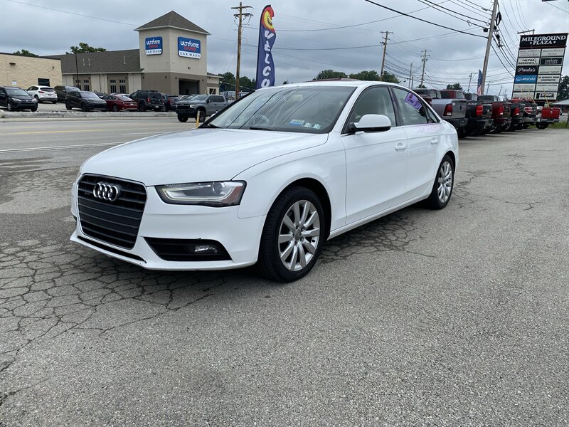 White 2013 Audi A4 Sedan All-Wheel Drive Automatic