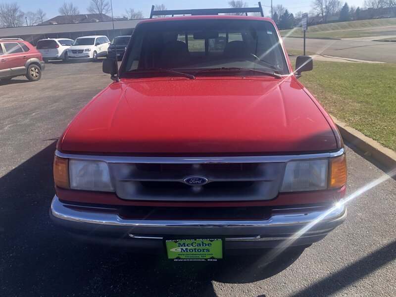 Red 1996 Ford Ranger Pickup Truck 5-Speed Manual