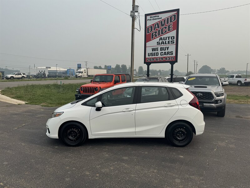 White Orchid Pearl 2018 Honda Fit Hatchback Front-Wheel Drive Automatic