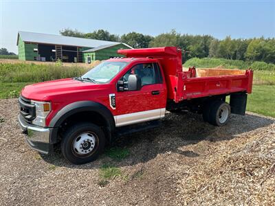 2021 FORD F550 CHASSIS XL DUMP TRUCK   - Photo 2 - Schoolcraft, MI 49087