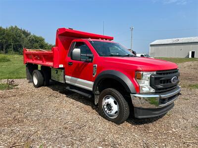 2021 FORD F550 CHASSIS XL DUMP TRUCK   - Photo 4 - Schoolcraft, MI 49087