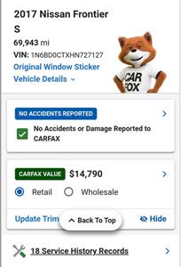 2017 Nissan Frontier S! Clean Title! Fuel Friendly 4cyl! Low Miles!  Automatic! Strong Carfax History Report! Great Value! - Photo 3 - Vancouver, WA 98665
