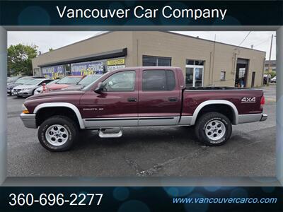 2001 Dodge Dakota SLT Crew Cab 4x4! Leather! Clean Title! Local! Low Miles! Adult Owned Truck! Great Price Point! - Photo 1 - Vancouver, WA 98665