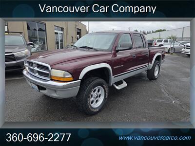 2001 Dodge Dakota SLT Crew Cab 4x4! Leather! Clean Title! Local! Low Miles! Adult Owned Truck! Great Price Point! - Photo 2 - Vancouver, WA 98665