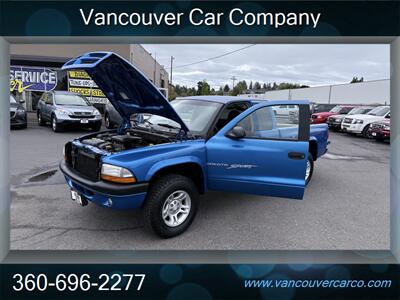 2001 Dodge Dakota 4x4 Club Cab Sport!  V-8! Elder Owned! Low Miles!  Clean Title! Local Truck! Good Carfax History! - Photo 25 - Vancouver, WA 98665