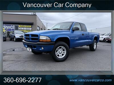 2001 Dodge Dakota 4x4 Club Cab Sport!  V-8! Elder Owned! Low Miles!  Clean Title! Local Truck! Good Carfax History! - Photo 2 - Vancouver, WA 98665