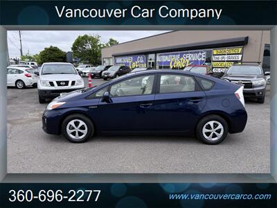 2012 Toyota Prius Model Three! Rated 50 MPG! Clean Title! Low Miles! Local Car! Accident Free Carfax Report! Great Value! - Photo 1 - Vancouver, WA 98665
